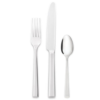 Reserve by Libbey 947 Santorini Stainless Steel Teaspoon, Silver, 12/Case - 4 1/4" Demitasse Spoon