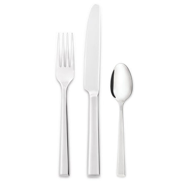 Reserve by Libbey 947 Santorini Stainless Steel Teaspoon, Silver, 12/Case - 4 1/4" Demitasse Spoon
