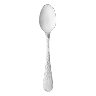 Reserve by Libbey 949 Tessellate Stainless Steel Teaspoon, Silver, 12/Case - 4 1/2" Demitasse Spoon