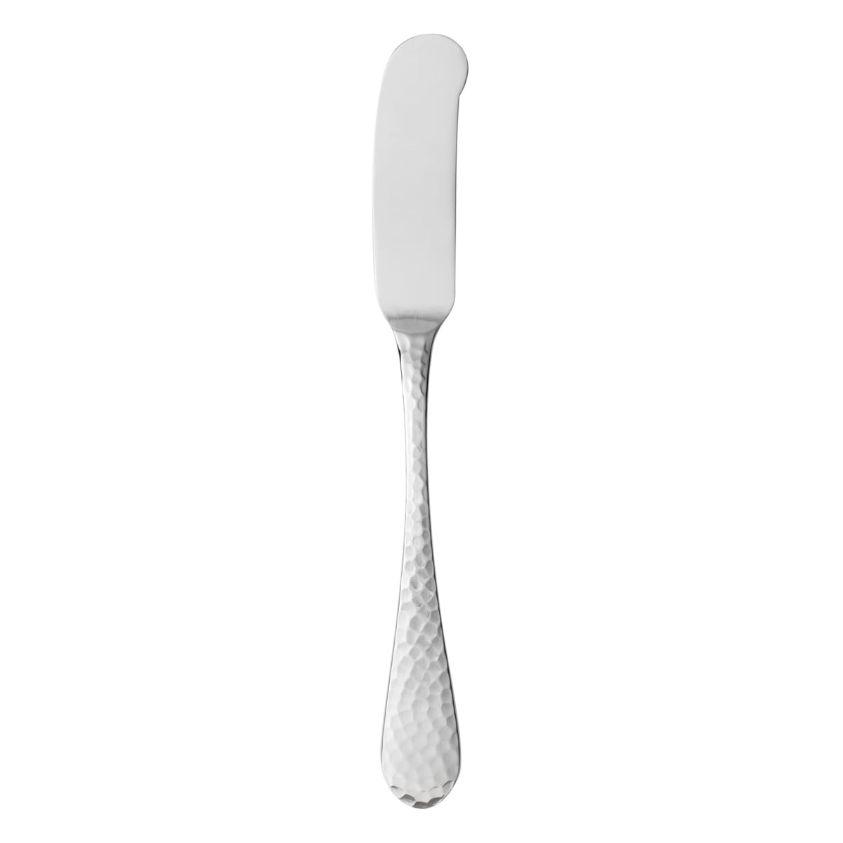 Reserve by Libbey 949 Tessellate Stainless Steel Teaspoon, Silver, 12/Case - 7 1/8" Butter Spreader