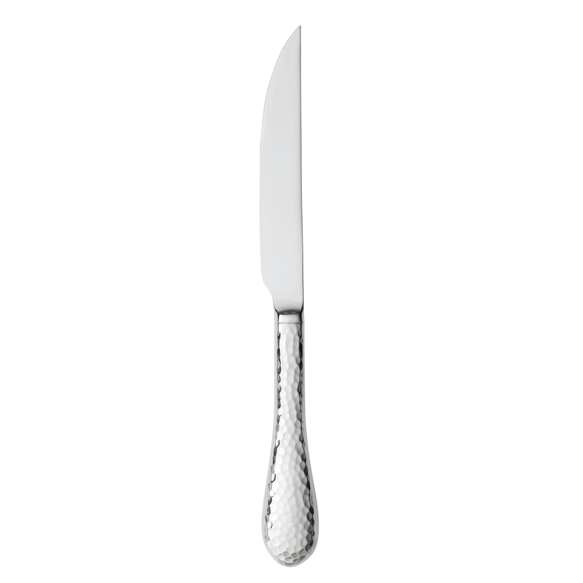 Reserve by Libbey 949 Tessellate Stainless Steel Teaspoon, Silver, 12/Case - 9 5/8" Hollow-Handle Steak Knife