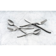 Reserve by Libbey 950 Caparica Stainless Steel Teaspoon, Silver, 12/Case - 4 3/8" Demitasse Spoon