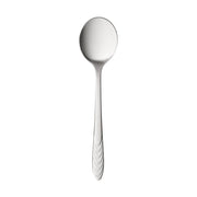 Reserve by Libbey 950 Caparica Stainless Steel Teaspoon, Silver, 12/Case - 6 1/4" Bouillon Spoon