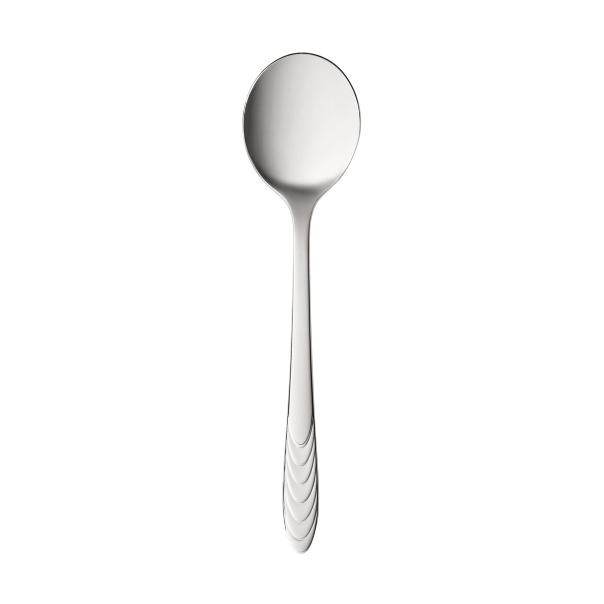 Reserve by Libbey 950 Caparica Stainless Steel Teaspoon, Silver, 12/Case - 6 1/4" Bouillon Spoon