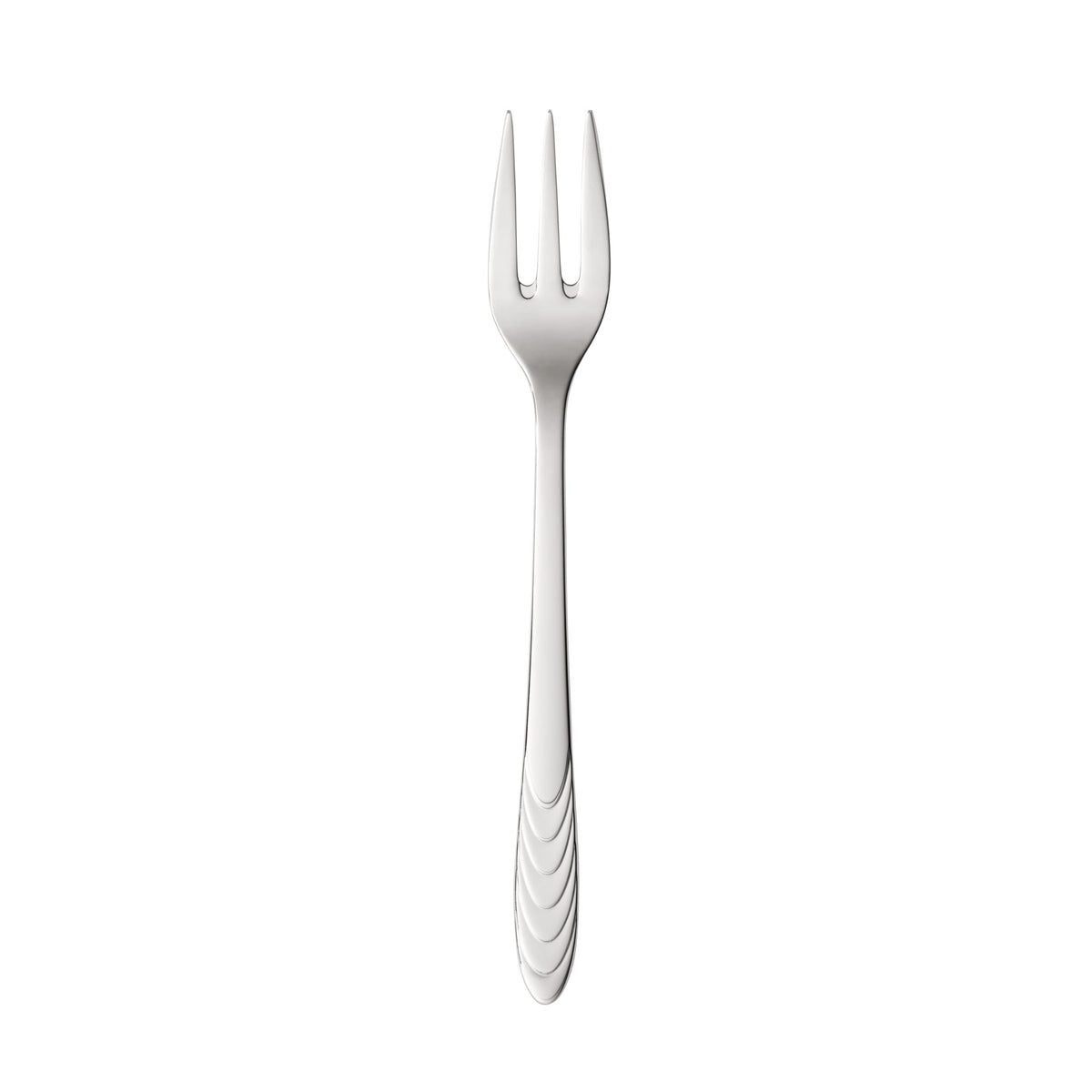 Reserve by Libbey 950 Caparica Stainless Steel Teaspoon, Silver, 12/Case - 6 3/16" Cocktail Fork