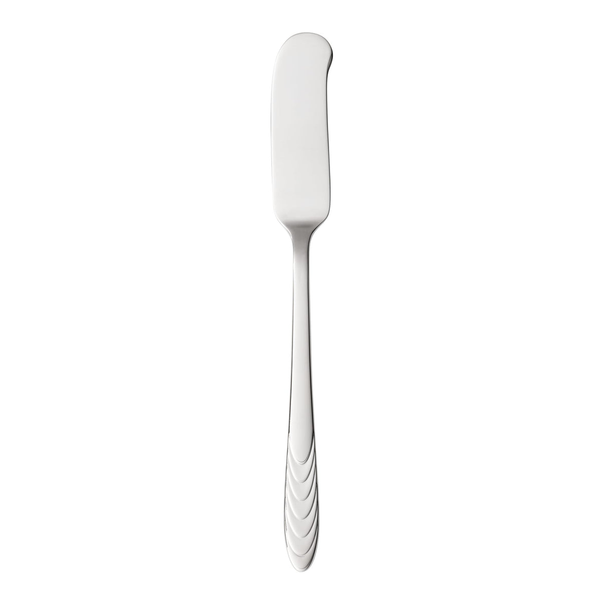 Reserve by Libbey 950 Caparica Stainless Steel Teaspoon, Silver, 12/Case - 6 13/16" Butter Spreader