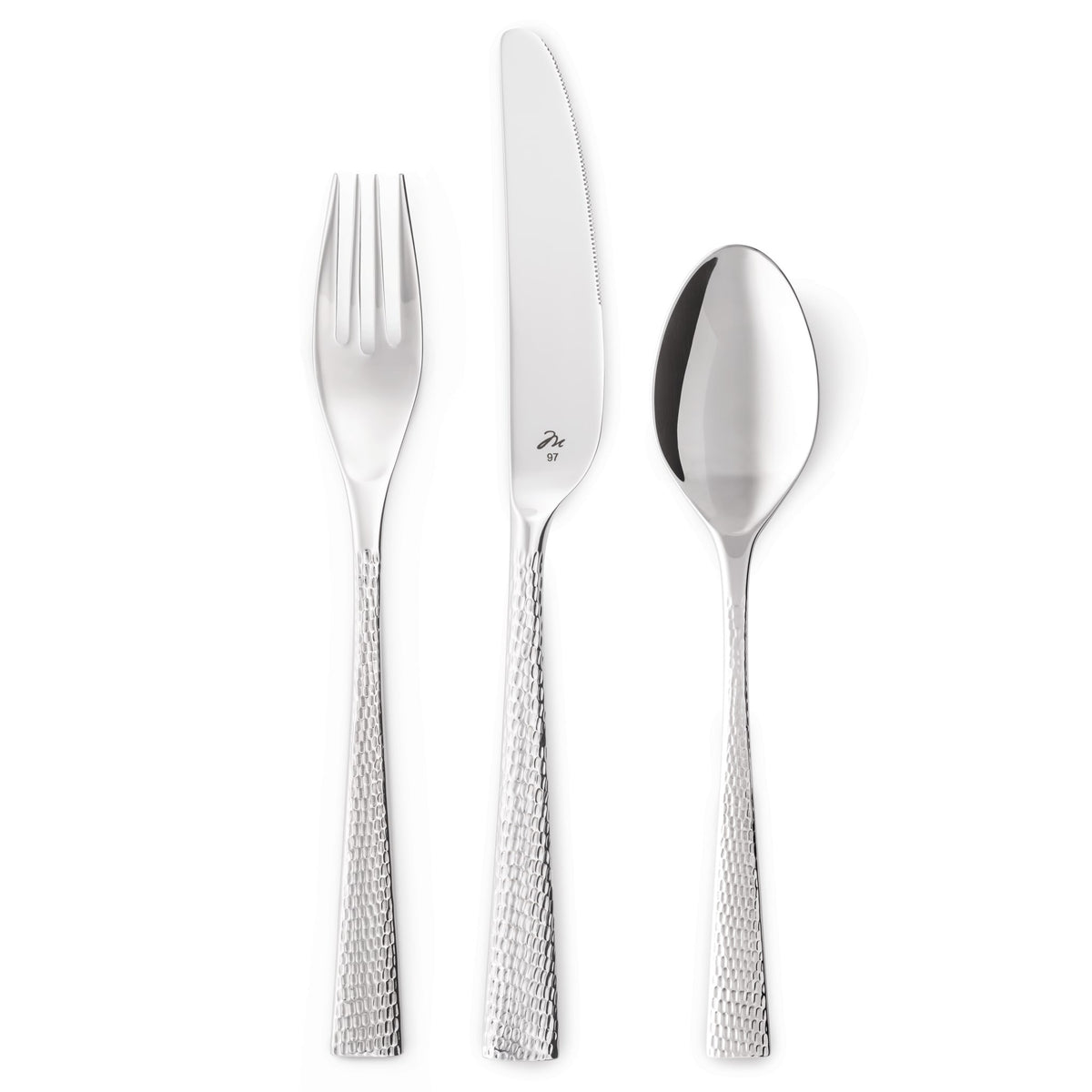Reserve by Libbey 953 Atlantica Stainless Steel Teaspoon, Silver, 12/Case - 6 1/4"