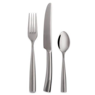 Reserve by Libbey 957 Aspect Stainless Steel Teaspoon, Silver, 12/Case - 4 1/4" Demitasse Spoon