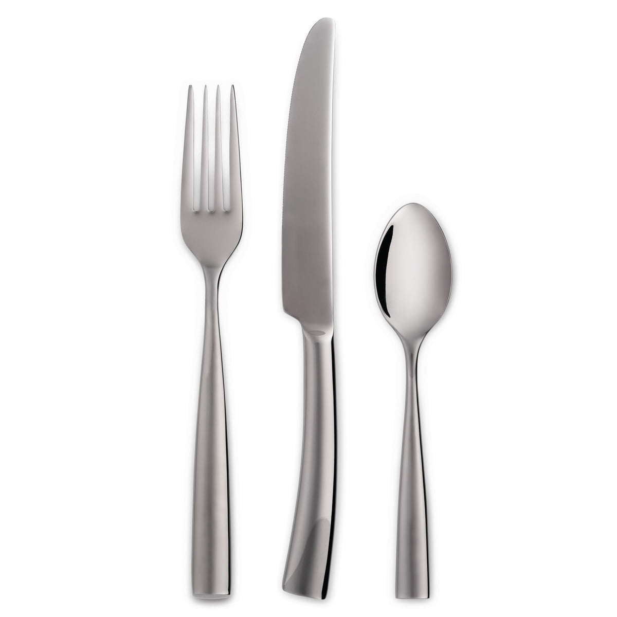 Reserve by Libbey 957 Aspect Stainless Steel Teaspoon, Silver, 12/Case - 7 1/8" Dessert Salad Fork
