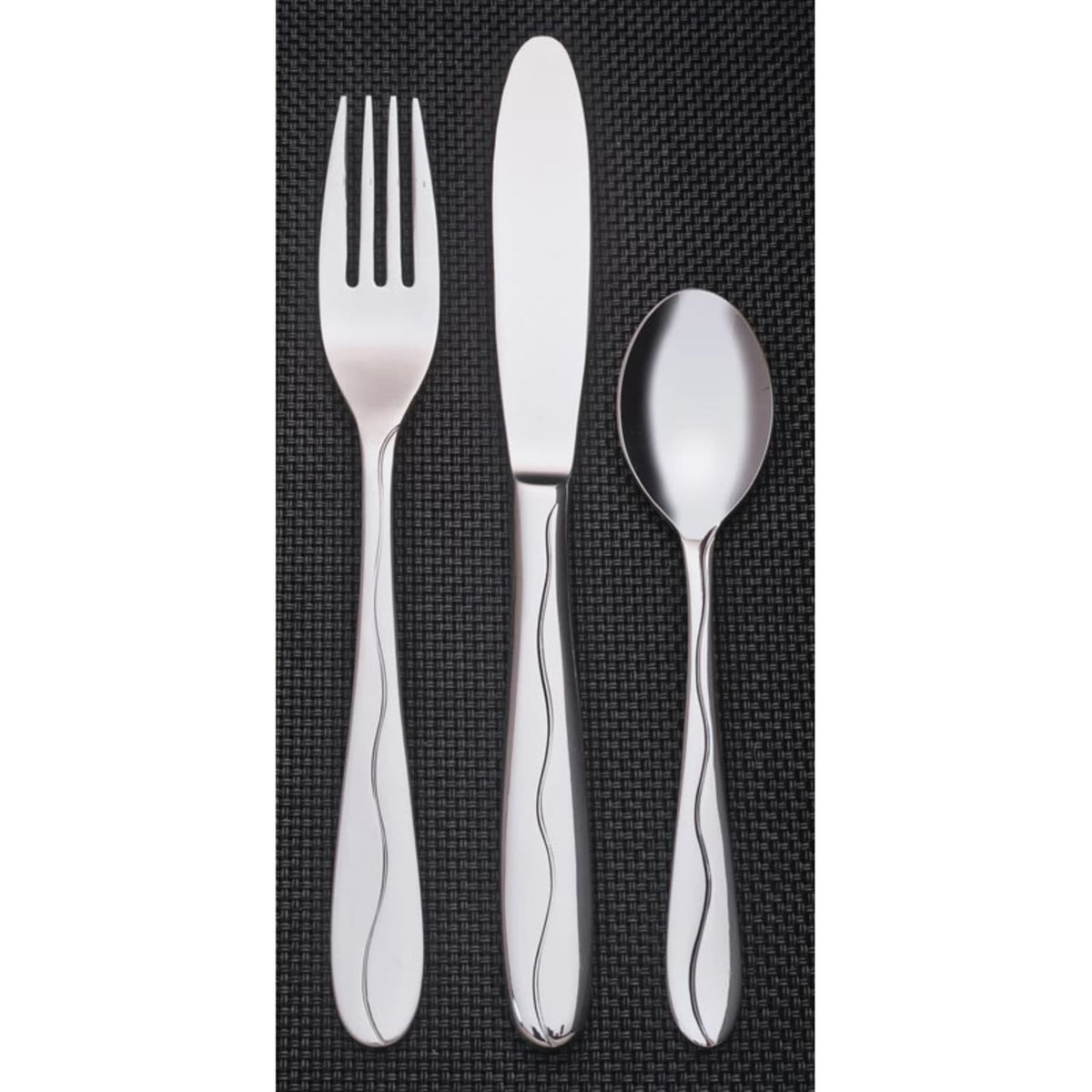 Libbey 973 Cantina Stainless Steel Teaspoon, Silver, 36/Case - 7" Salad Fork