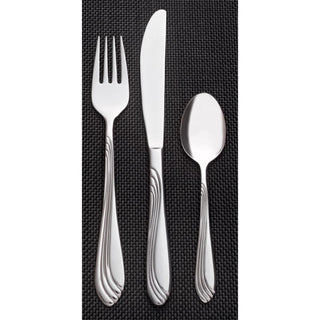 Libbey 980 Neptune Stainless Steel Teaspoon, Silver, 36/Case - 6 7/8" Salad Fork
