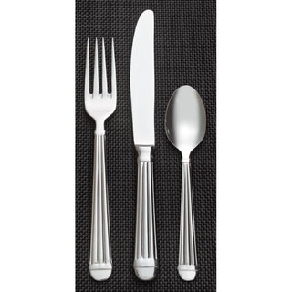 Libbey 983 Aegean Stainless Steel Teaspoon, Silver, 36/Case - 7 7/8" Dinner Fork