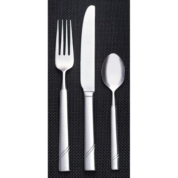 Libbey 988 Zephyr Stainless Steel Teaspoon, Silver, 36/Case - 6 1/4" Teaspoon