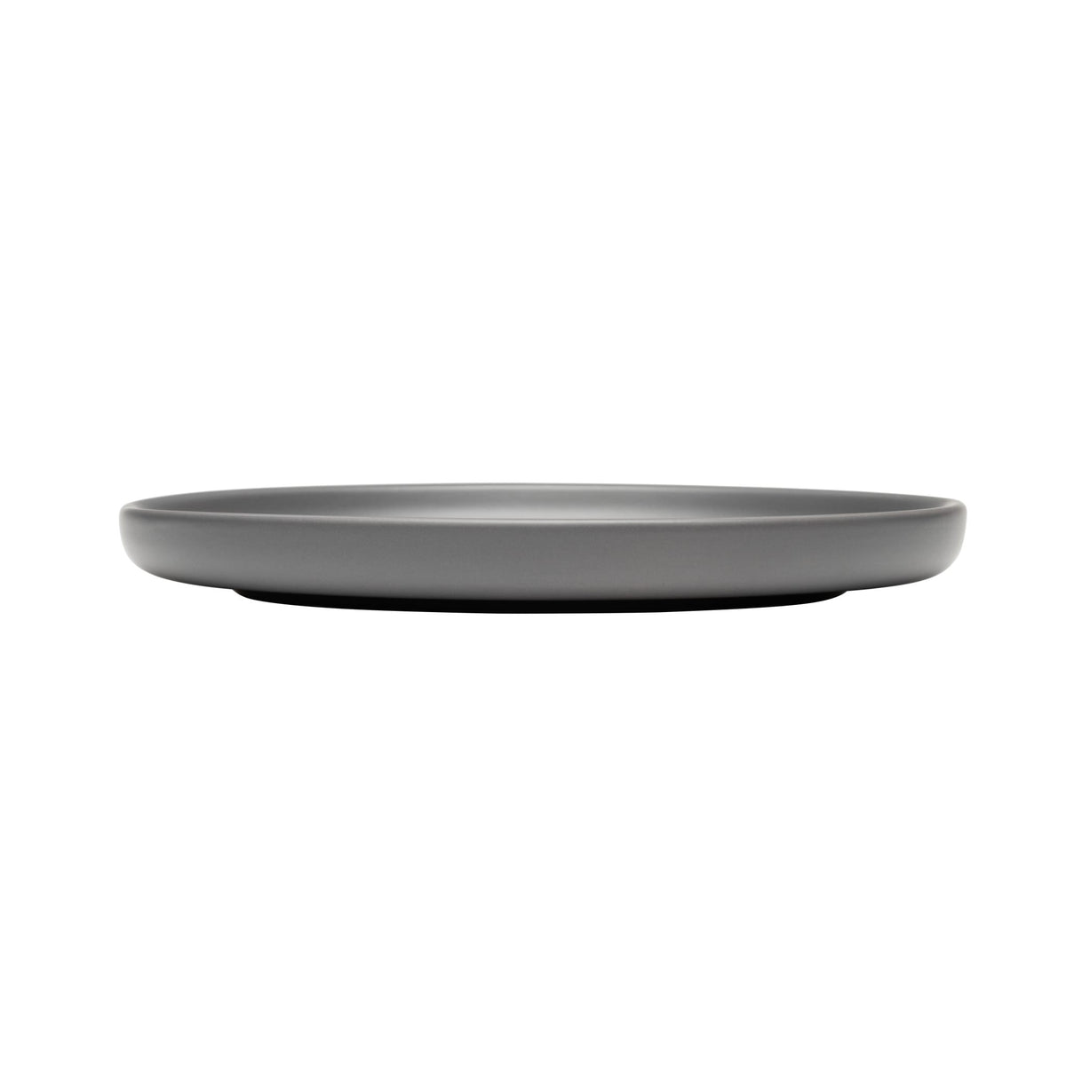 Libbey Driftstone Porcelain Plate, 9" Diameter, 12/Case - Granite
