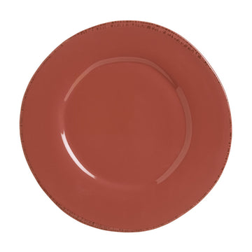 Libbey FH-504R Farmhouse Porcelain Plate, 12" Diameter, Red, 12/Case - Default Title