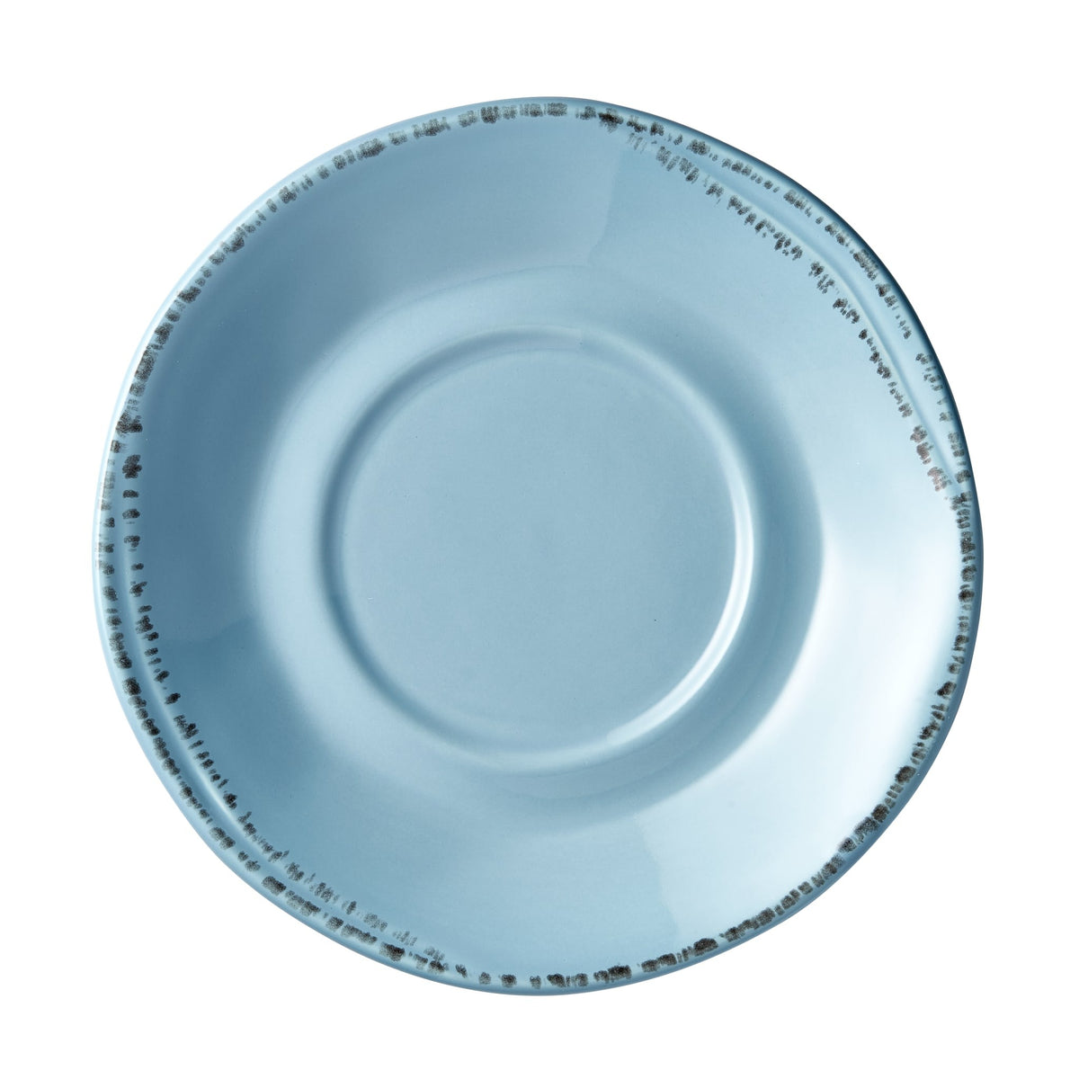 Libbey Farmhouse Porcelain Saucer, 6 1/4" Diameter - Blue Hen 36/Case