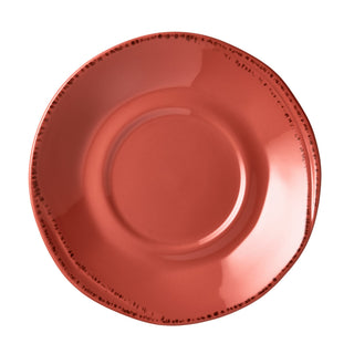 Libbey Farmhouse Porcelain Saucer, 6 1/4" Diameter - Barn Red 36/Case