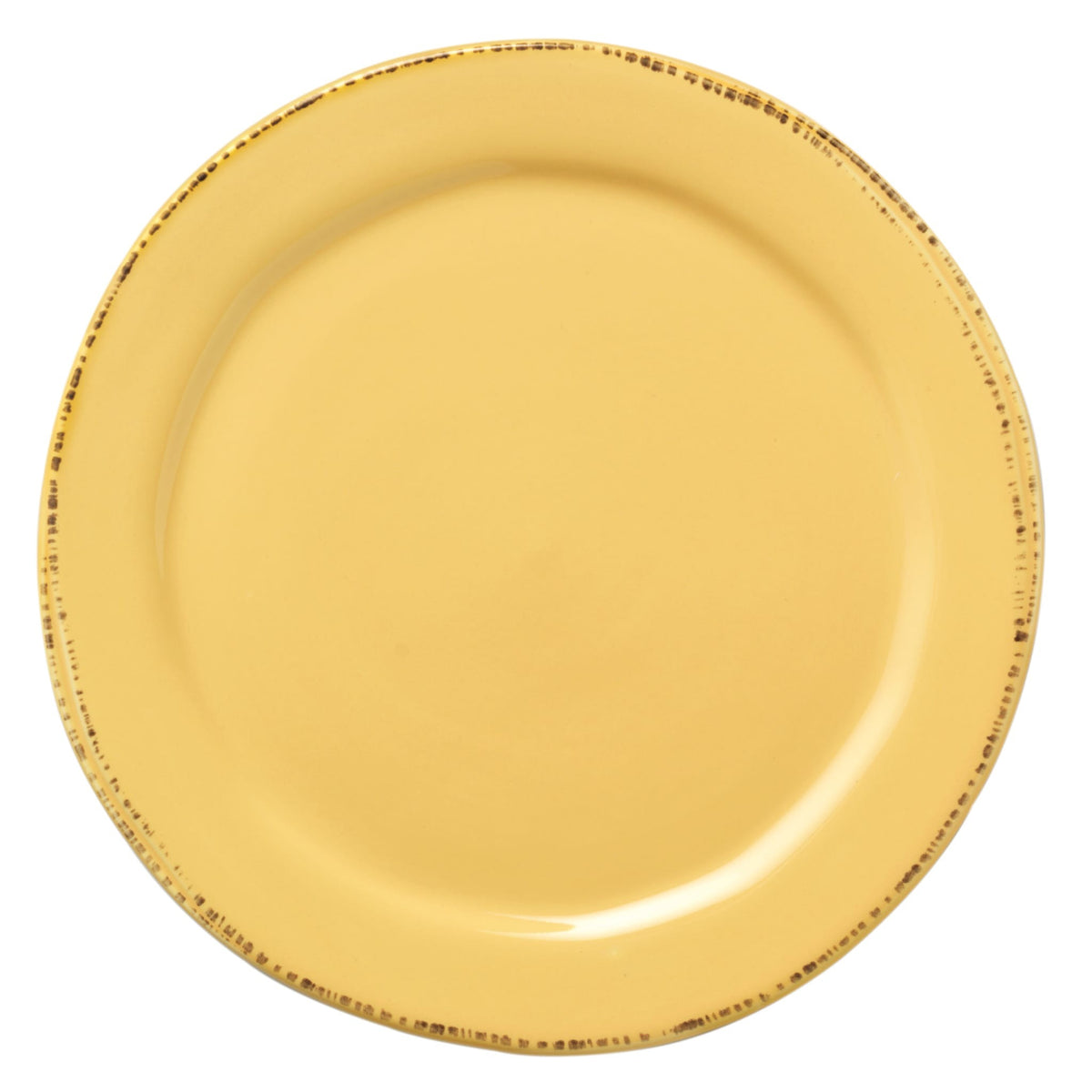 Libbey FH-602B Farmhouse Porcelain Plate, 9" Diameter, Yellow, 12/Case - Default Title