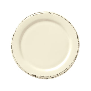 Libbey FH-602MEL Farmhouse Melamine Plate, 9" Diameter, Ivory, 12/Case - Default Title