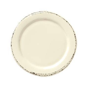 Libbey FH-602MEL Farmhouse Melamine Plate, 9" Diameter, Ivory, 12/Case - Default Title