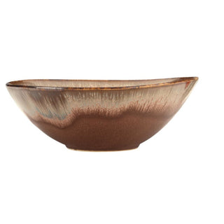 Libbey HEDON Hedonite Porcelain Bowl, 41 oz., 12/Case - Brown