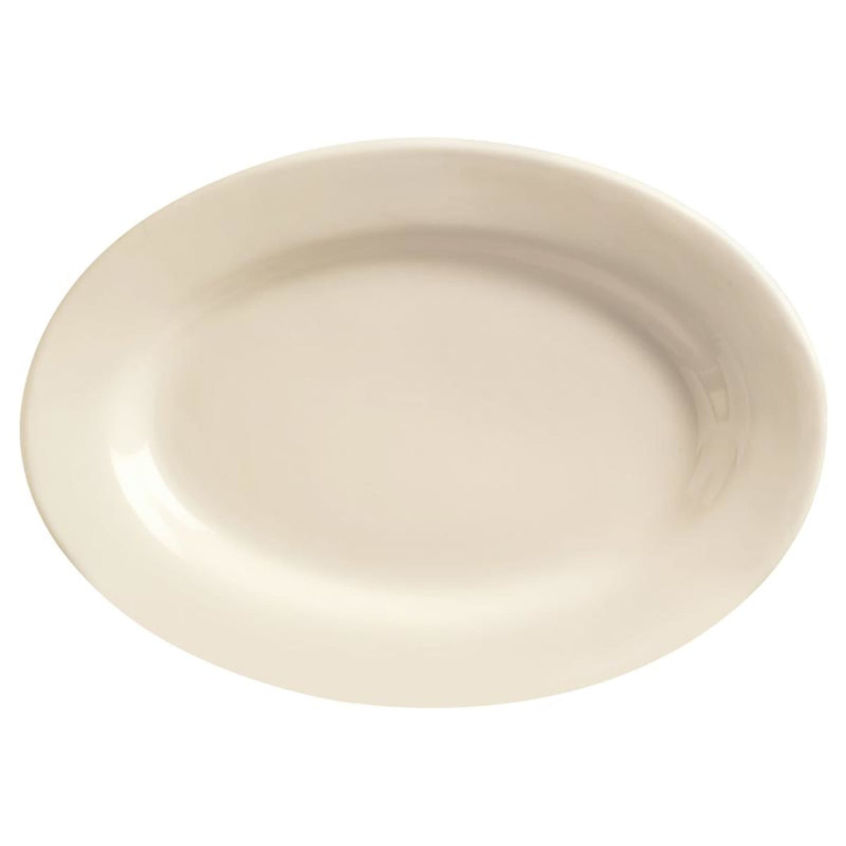 Libbey PWC Stoneware Platter, Ivory - 10 1/2"