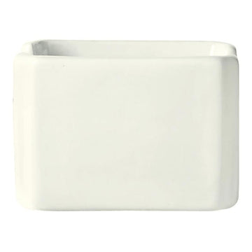 Libbey SPH-716-W Ultra Bright White Porcelain Sugar Packet Holder, 2 3/8" x 2 7/16", 48/Case - Default Title