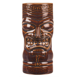 Libbey Ceramic Brown Tiki Tumbler, 20 oz., 12/Case - Brown