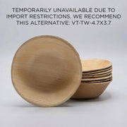 VerTerra LTD 01-01 Palm Leaves Bowl, Brown, 600/Case - photo 6