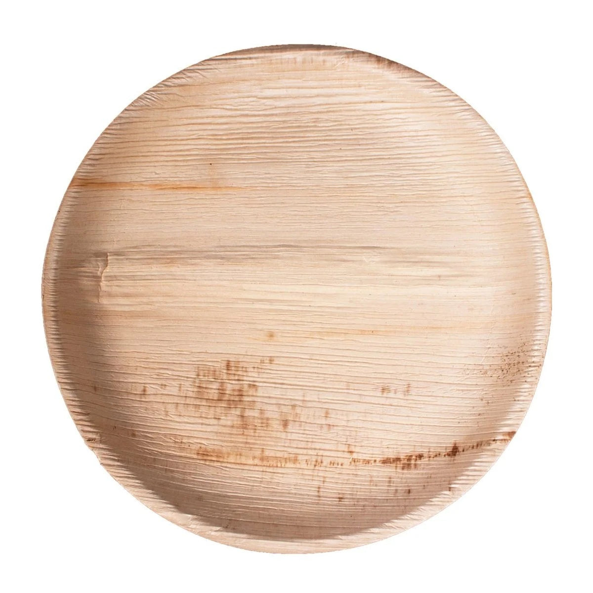 VerTerra LTD 01-01-25B Palm Leaves Plate, 9" Diameter, Brown, 300/Case - Default Title