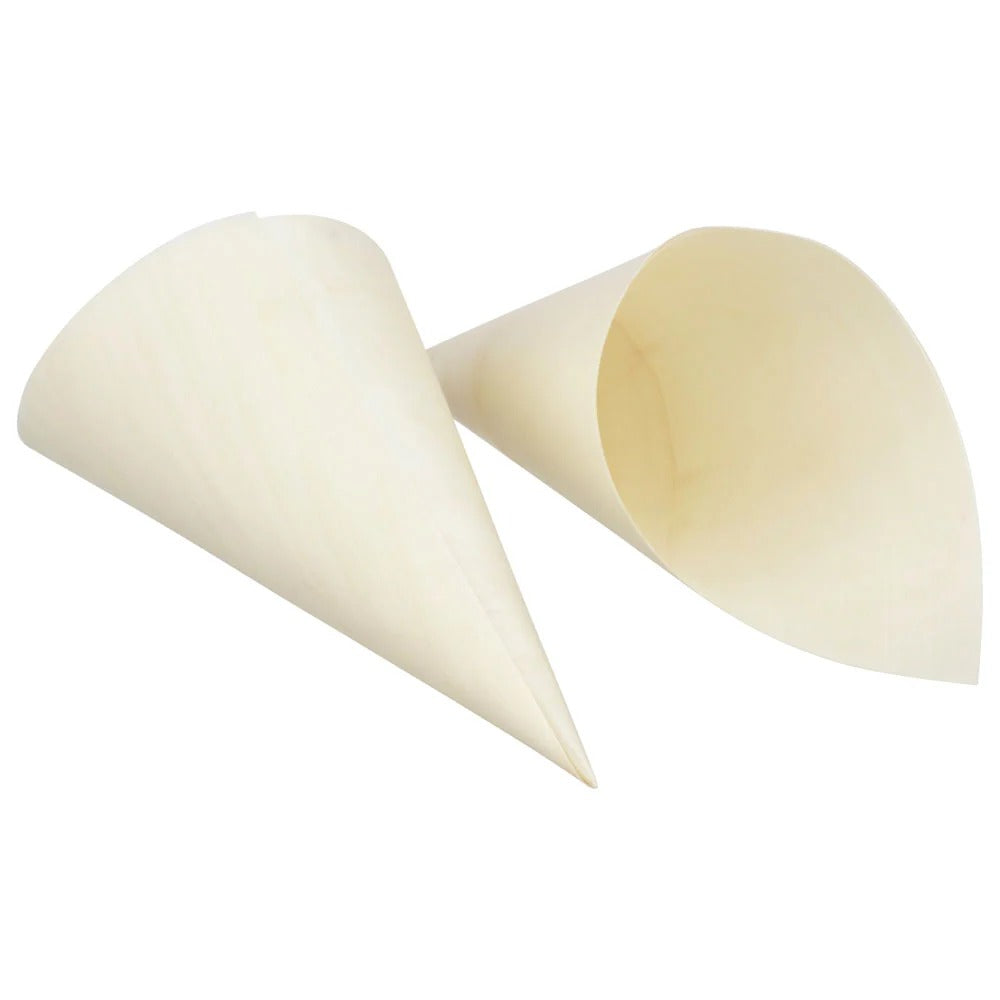 VerTerra LTD VT-CN Wood Cone, Brown, 1,000/Case - 4 oz.