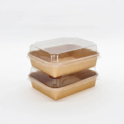 VerTerra LTD VT-PBL Paperboard Kraft Tray, 2" High, 200/Case - 6"