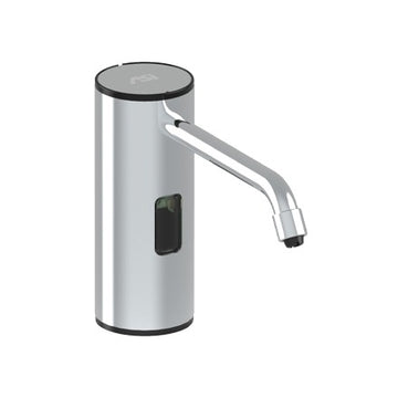 American Specialties, Inc. 10-0334 Stainless Steel Sanitizer Dispenser, 50.7 fl. oz., Silver - Bright