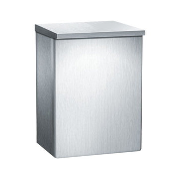American Specialties, Inc. 10-0852 Stainless Steel Napkin Receptacle, 1.2 gal., Silver - 10-0852