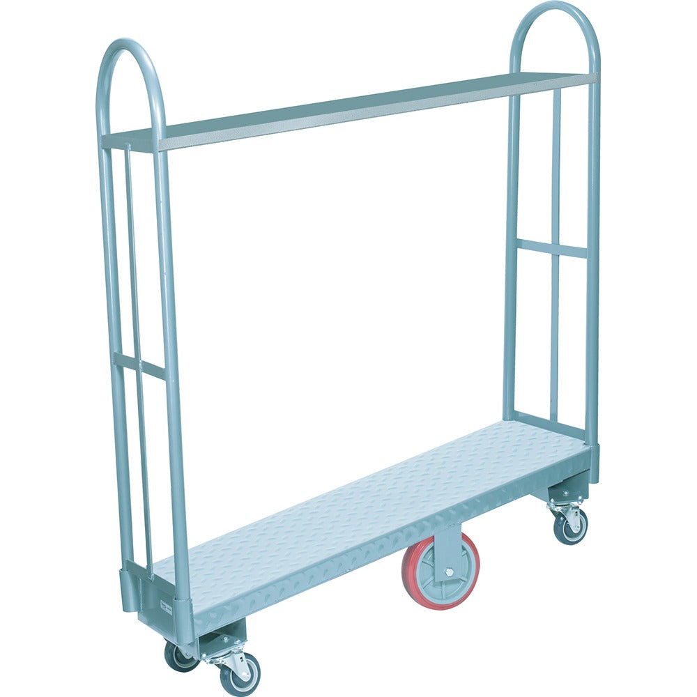Winholt 300-48D-PU U-Boat Cart, 16" x 51", Silver - Default Title