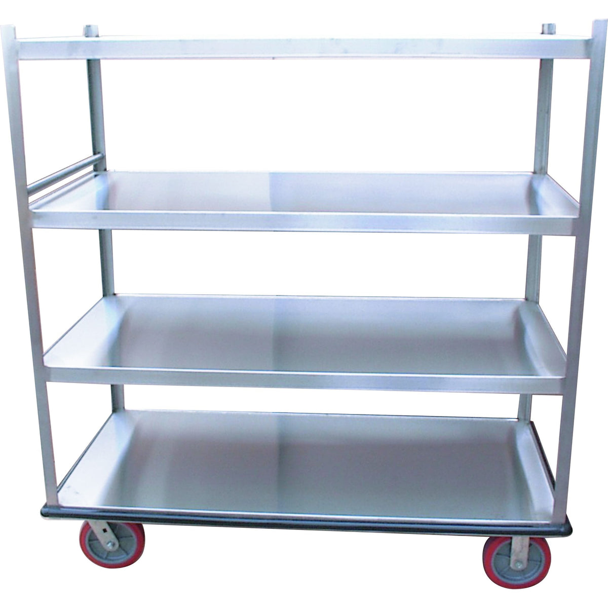 Winholt BNQT Stainless Steel Banquet Cart, 60" Wide, Silver - 4 Shelves