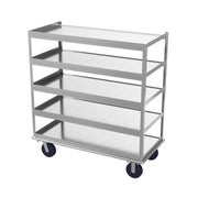 Winholt BNQT Stainless Steel Banquet Cart, 60" Wide, Silver - 5 Shelves