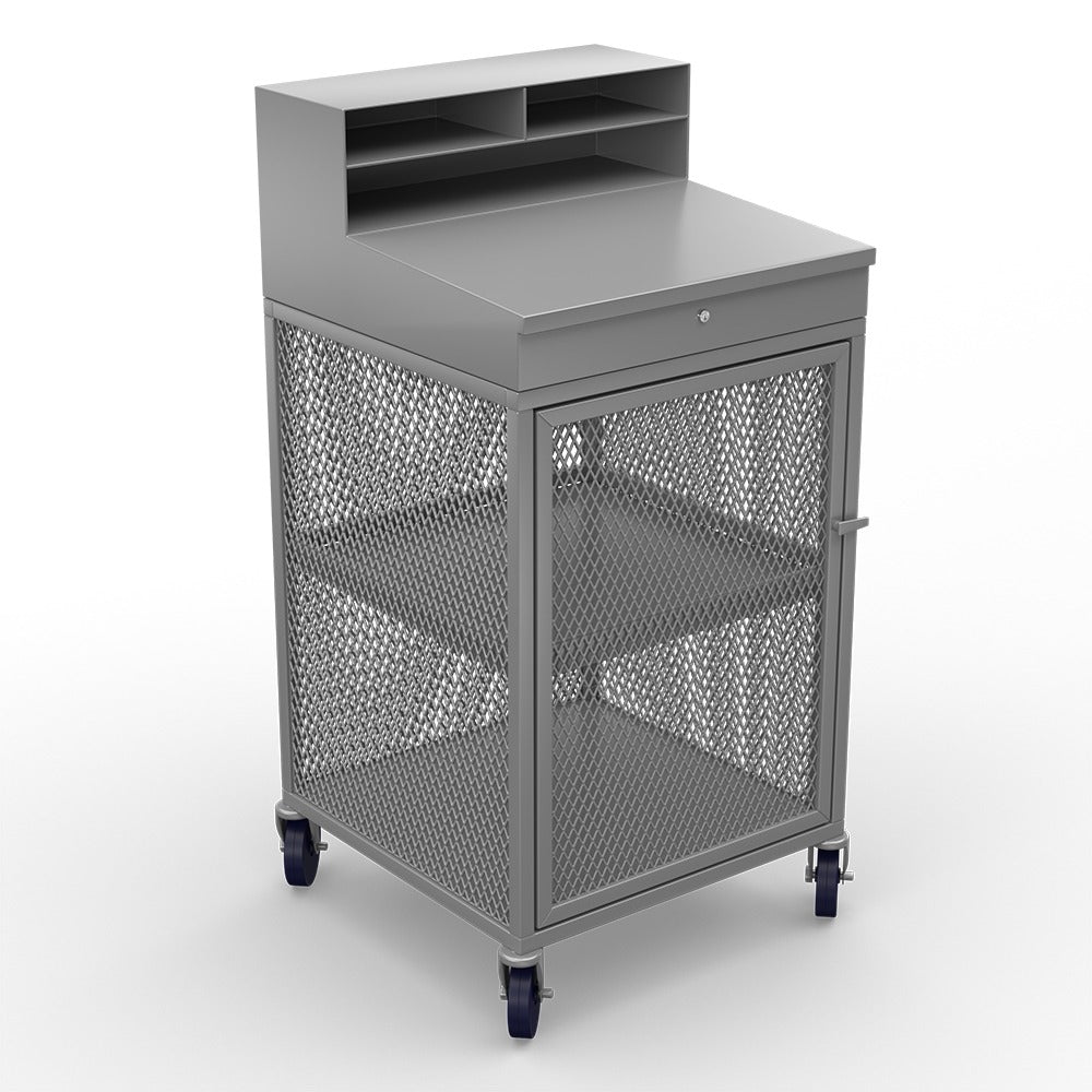 Winholt OTE-2224-GY Steel Receiving Desk, 22" Wide - Default Title