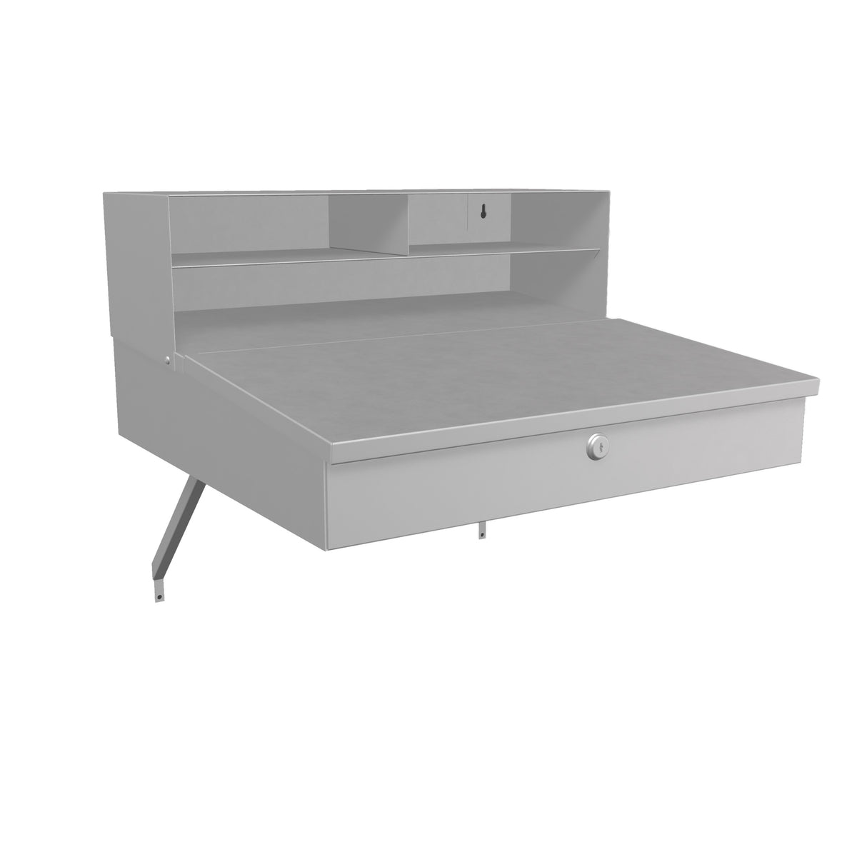 Winholt RDWNSS-1 Stainless Steel Receiving Desk, 22" Wide - Default Title