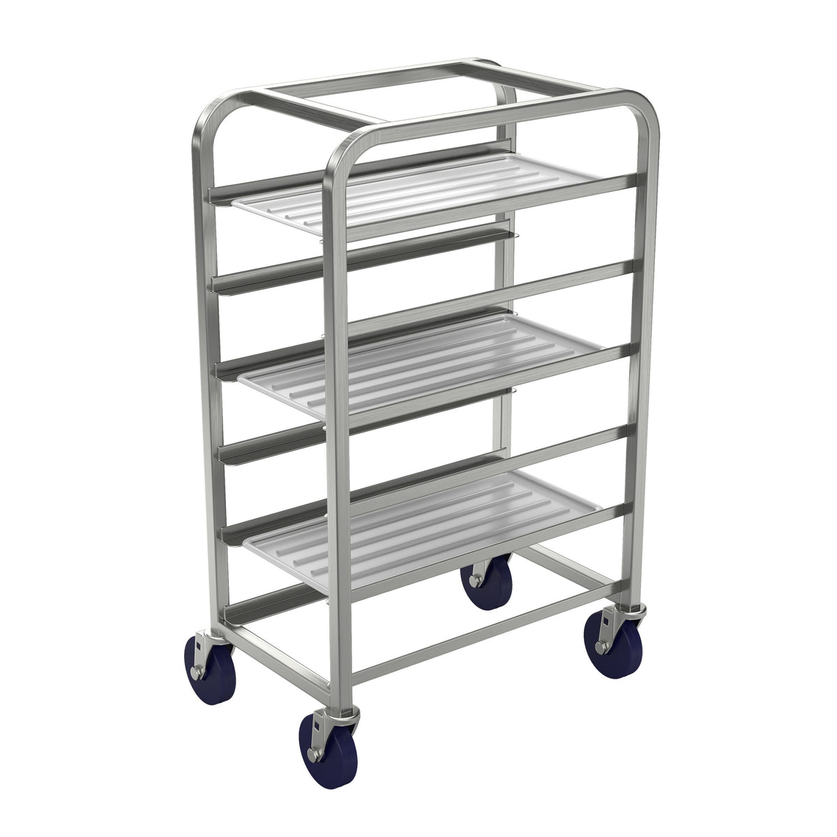 Winholt Stainless Steel Platter Cart, 15" x 26" - 6 Trays