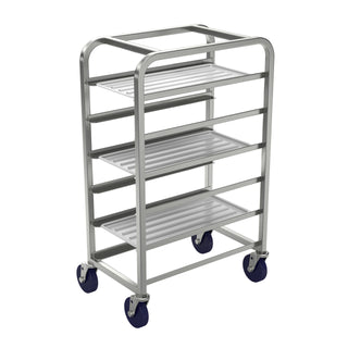 Winholt Stainless Steel Platter Cart, 15" x 26" - 6 Trays