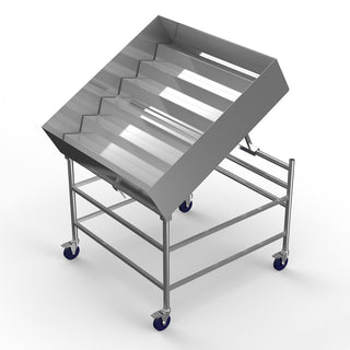Winholt SSMIT-4848MLC/ADJ Stainless Steel Food Table, 48" Wide, Gray - Default Title
