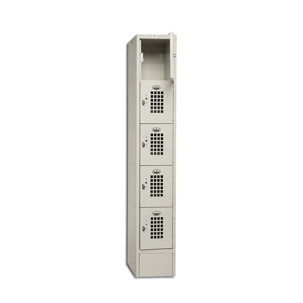 Winholt WL-55 Steel Door Locker, 12" Wide, Beige - Default Title