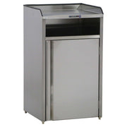Lakeside 4310 Stainless Steel Waste Station, 35 gal., Silver - photo 2
