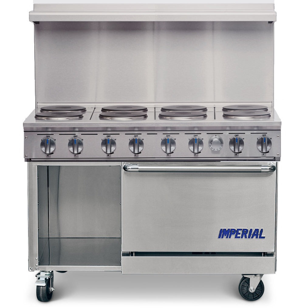 Imperial Range IR-8-E Electric Range, 48" Wide - 208V 3