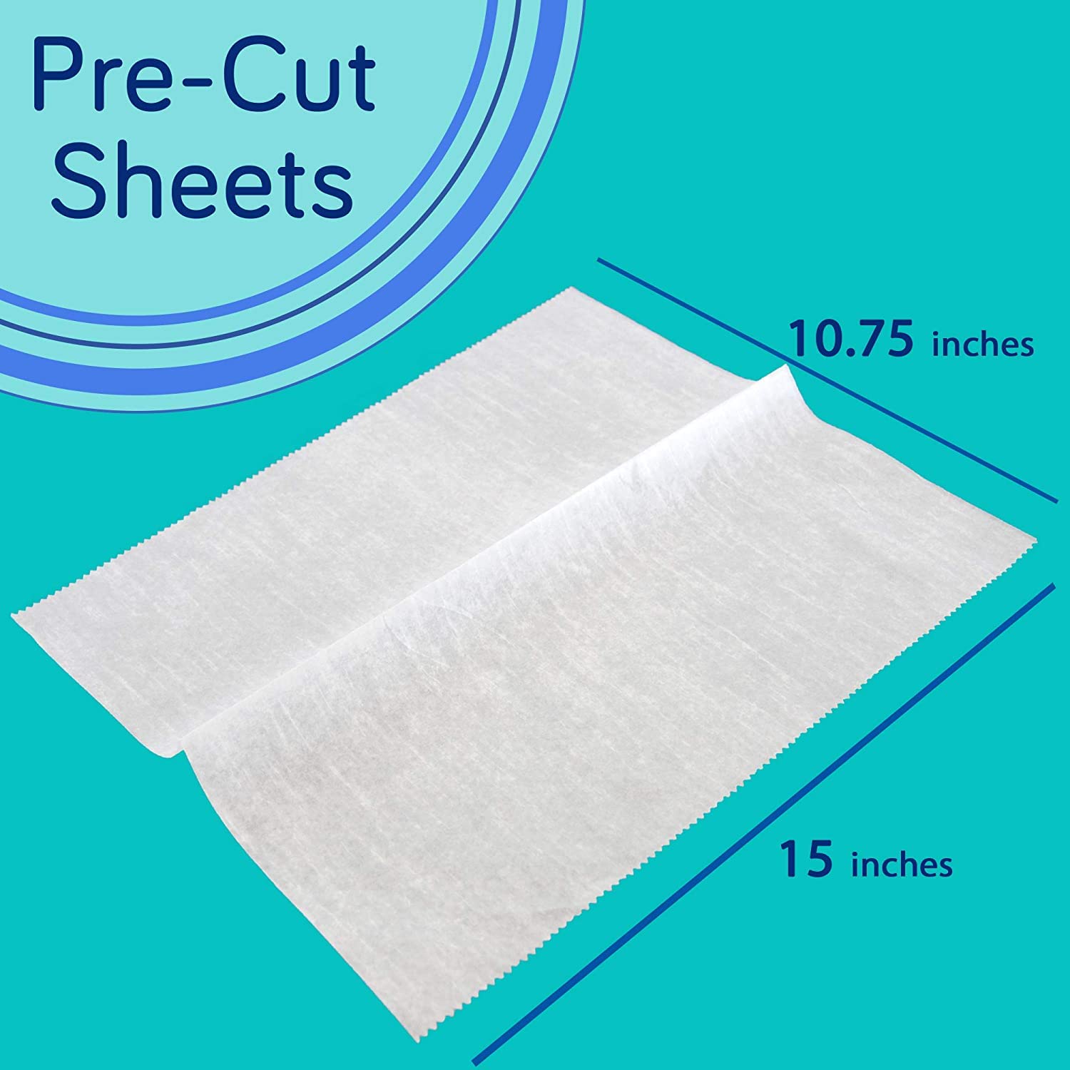 logan Interfolded Dry Waxed Deli Paper, 10.75 Length X 15 Width, White- 500 sheets