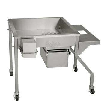Cretors G43KS-X Stainless Steel Stand, 44 5/8" Wide, Silver - Default Title