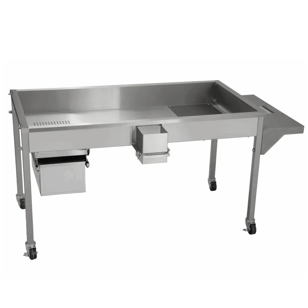 Cretors GKS-X Stainless Steel Popcorn Table, 73 1/8" Wide, Silver - Default Title