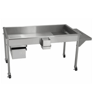 Cretors GKS-X Stainless Steel Popcorn Table, 73 1/8" Wide, Silver - Default Title