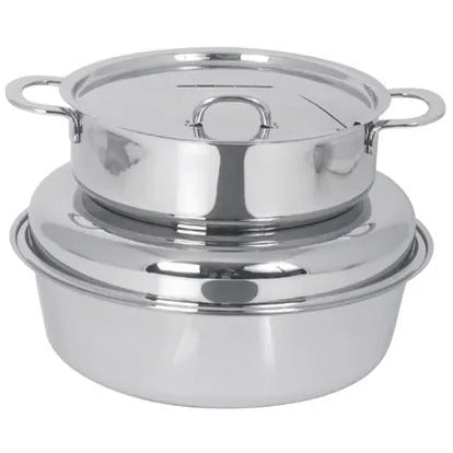 Spring USA Seasons Stainless Steel Induction Chafer, 6 qt. - 2375-6-6H